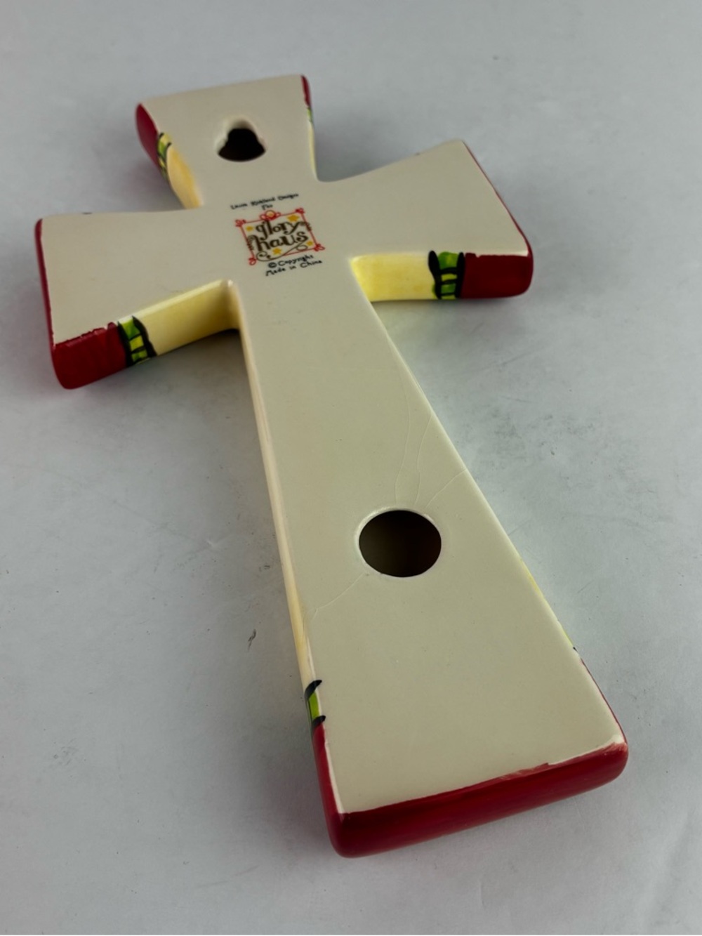 Glory Haus Laura Kirkland Designs Blessed Ceramic Cross - Picture 4 of 5